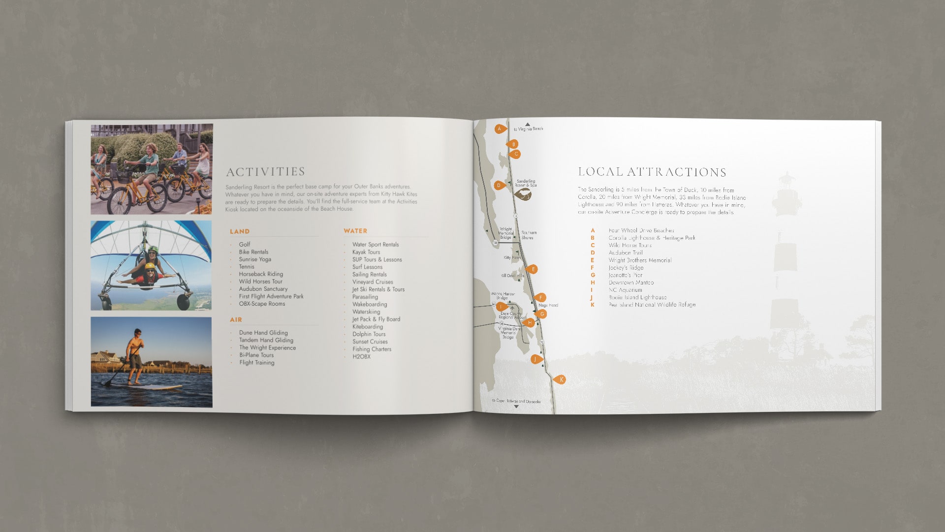 Sanderling resort brochure