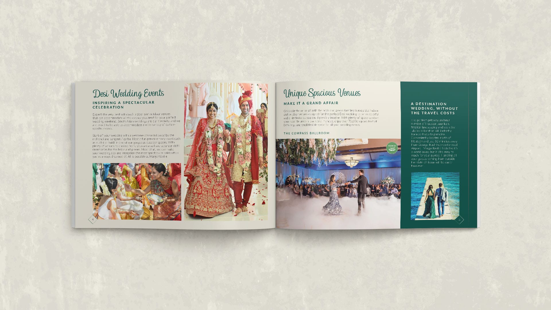 Indian Wedding Brochure Spread